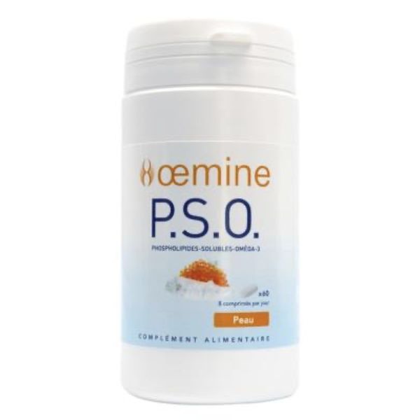 OEMINE P.S.O. Comprimé, complément alimentaire à base de lécithine marine, bt 60