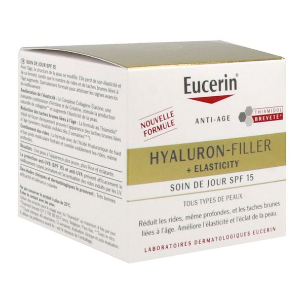 Eucerin Hyaluron-Filler+ Elasticity Soin De Jour Spf15 Creme Pot 50 Ml 1