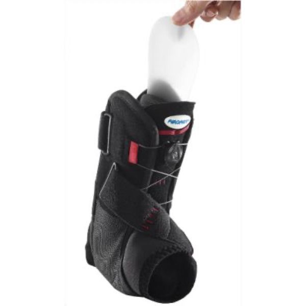 AIRCAST AIRSPORT PRO Orthèse stabilisatrice de cheville bilatérale, laçage à mécanisme BOA, droite, large (ref. 82-0272-4), unité
