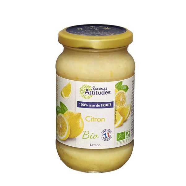 Saveurs & Fruits Préparation aux fruits Citron jaune BIO - pot 310 g