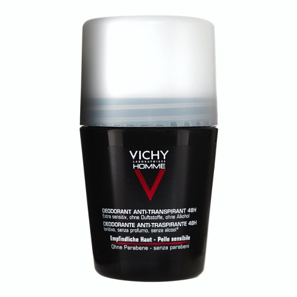 Vichy Homme Deodorant Peaux Sensibles Creme 50 Ml 1