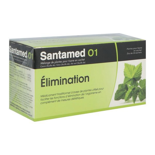 Santane 01 Minceur Plantes Pour Tisane En Sachet-Dose B/24