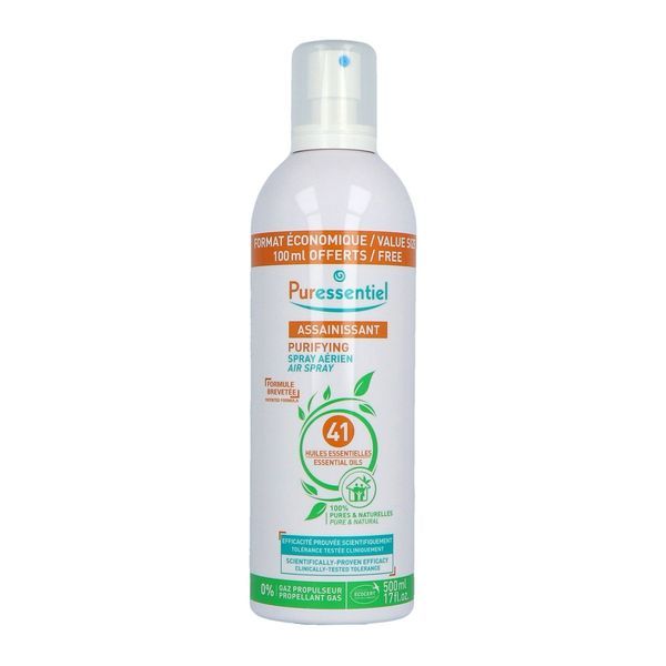 PURESSENTIEL SPRAY ASSAINISSANT Spray assainissant d'atmosphère, spray 500 ml