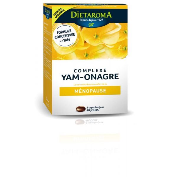 Dietaroma Complexe Yam / Onagre - 80 capsules