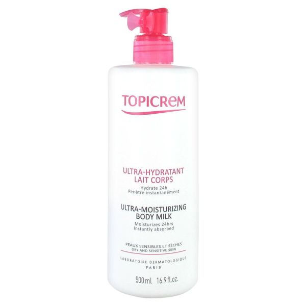 Topicrem Ultra Hydratant Lait Corps Fl Pomp 500 Ml 1