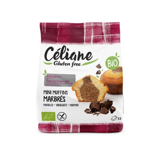 Celiane Mini muffins marbrés BIO (x8) - 200 g
