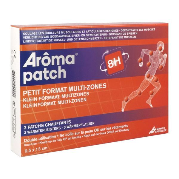 Aroma Patch Chauffant Multi-Zones Petit Modele Boite 3