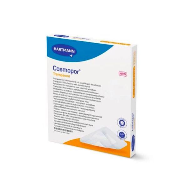 COSMOPOR TRANSPARENT 5X7,2CM ST P5 LPPR - REF 901050 PANSEMENT PAQUET 5*7,2 CM 5
