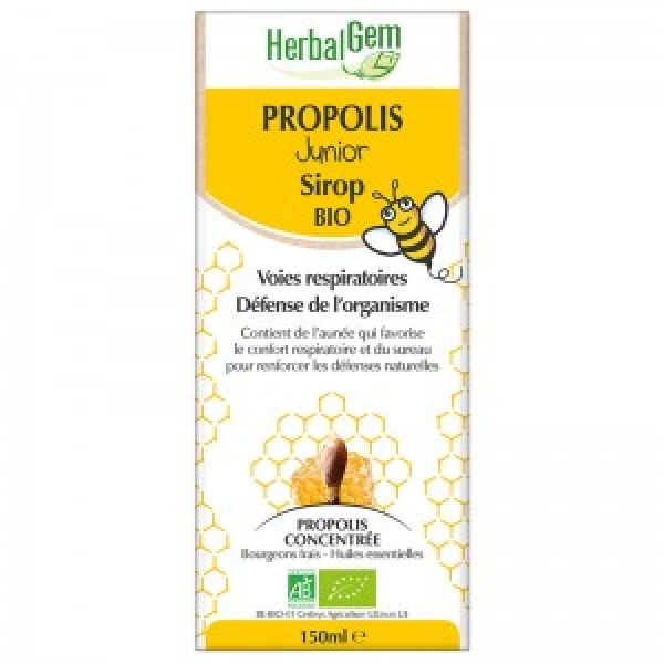 HerbalGem Sirop Propolis junior BIO - 150 ml