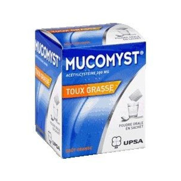 MUCOMYST 200 mg poudre orale en sachet B/18