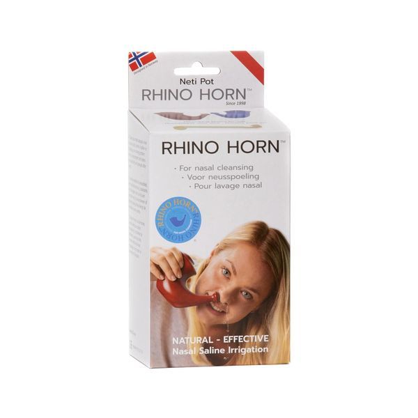 RHINO HORN Appareil pour lavage des fosses nasales, rouge, unité