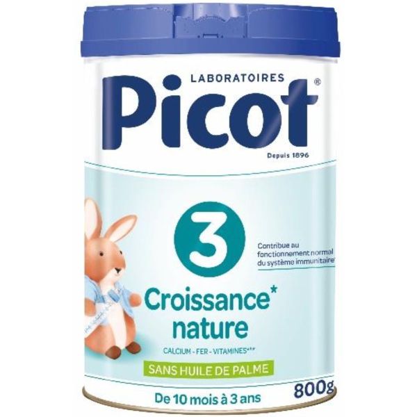 Picot lait croissance nature de 10mois à 3 ans 800g